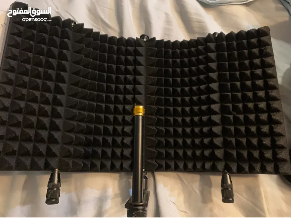 Aokeo Studio Recording Microphone Isolation Shieldواقي عزل ميكروفون Aokeo Studio للتسجيل، فلتر بوب