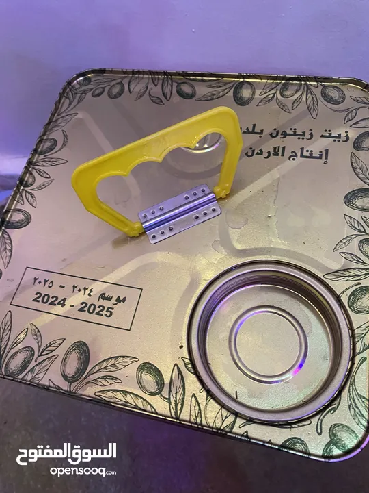 زيت زيتون بلدي نخب اول كفالة الكفاله موسم 2024/2025 من منطقة الغوير الكرك