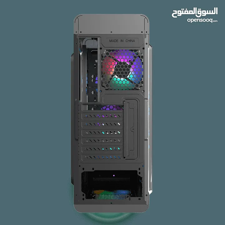 كيس جيمنغ فارغ احترافي جيماكس تجميعة Gamemax Gaming PC Case MoonLight FRGB BK