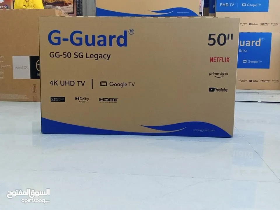 شاشة 50  إنش جي جارد اومر صوتية بنظام 4k اقل سعر بالمملكة.