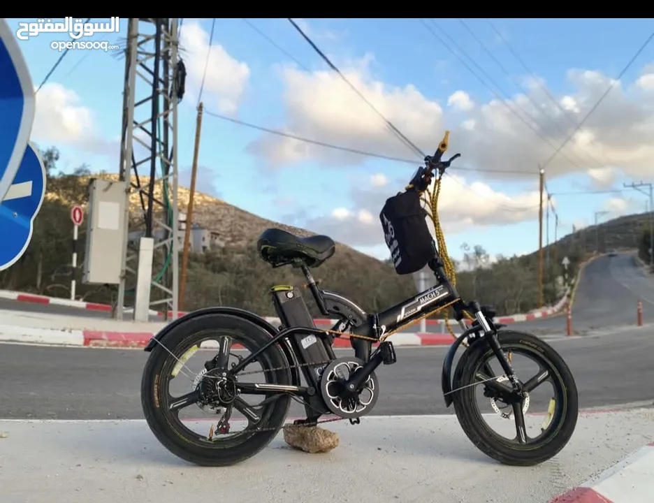 بسكليت كهرباء موجود في اجنسنيا نابلس