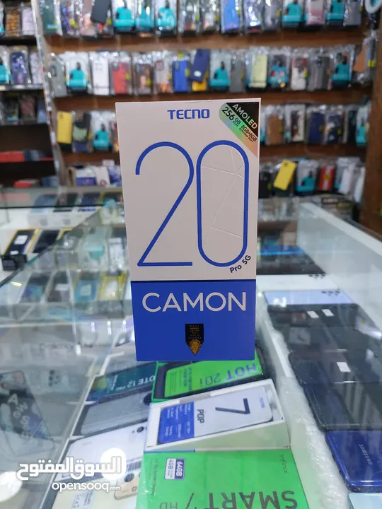 مشغل ايام Kamon 20 pro 5G رام 16 جيجا 256 متوفر توصيل