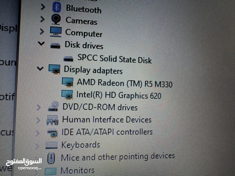 Laptop HP i5 الجيل سابع كرتين شاشة