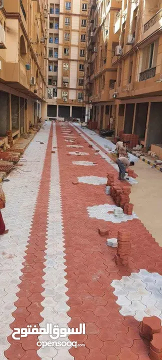 تركيب انترلوك وبندوره