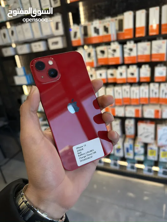 IPHONE 13 (256GB) USED LIKE NEW /// ايفون 13 256 جيجا مستعمل بحاله الجديد كفاله فليك سنتين