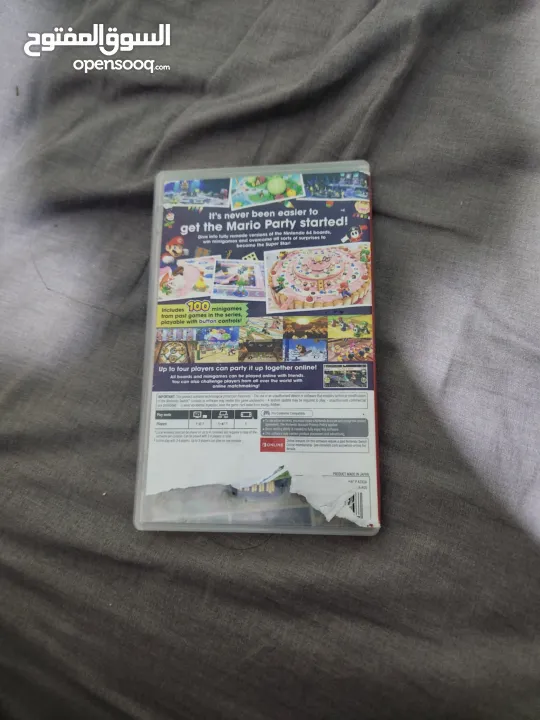 لعبة نينتندو سويتش super Mario party superstarsنينتندو سويتش مع كينترولار