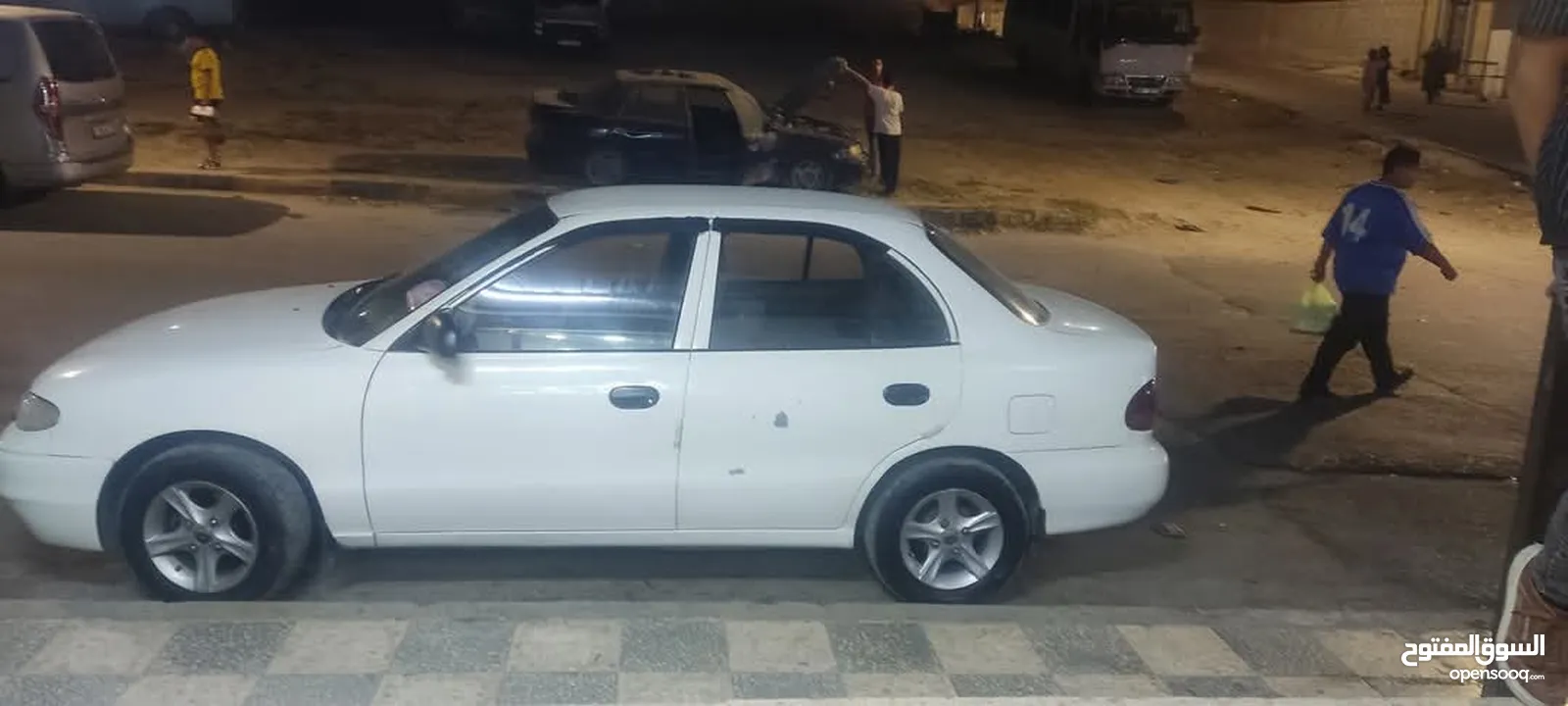 سياره اكسنت  موديل 96  4 جيد في ملاحظة  كندشن حامي بارد  ترخيص سنه كامله  كوش ك جديد  مكنيك كهرباء