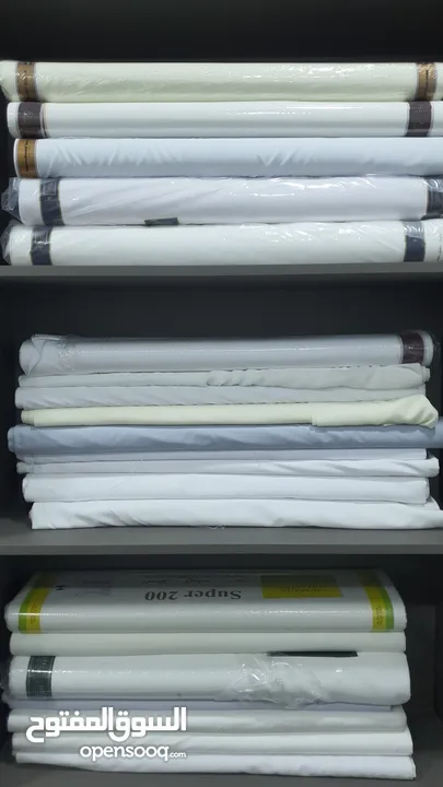 خامات لخياطة الثياب الرجالية (جديدة و مستخدمة)