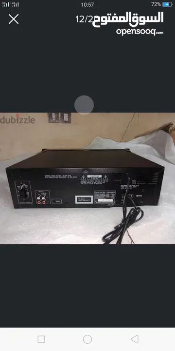 5. DVD changer.  مشغل 5 دي في دي ماركة دينون ياباني اصلي جديد بالكرتونة