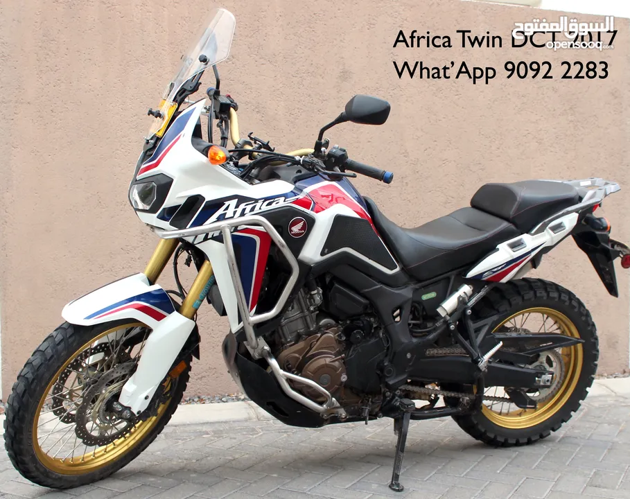 Very well maintained Africa Twin DCT 2017 - low milage
