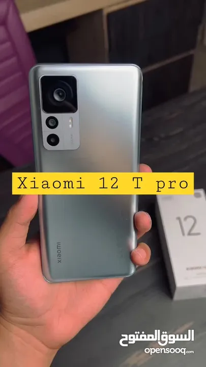 شاومي 12T Pro نضيف بحال الجديد اغراضه الاصليه