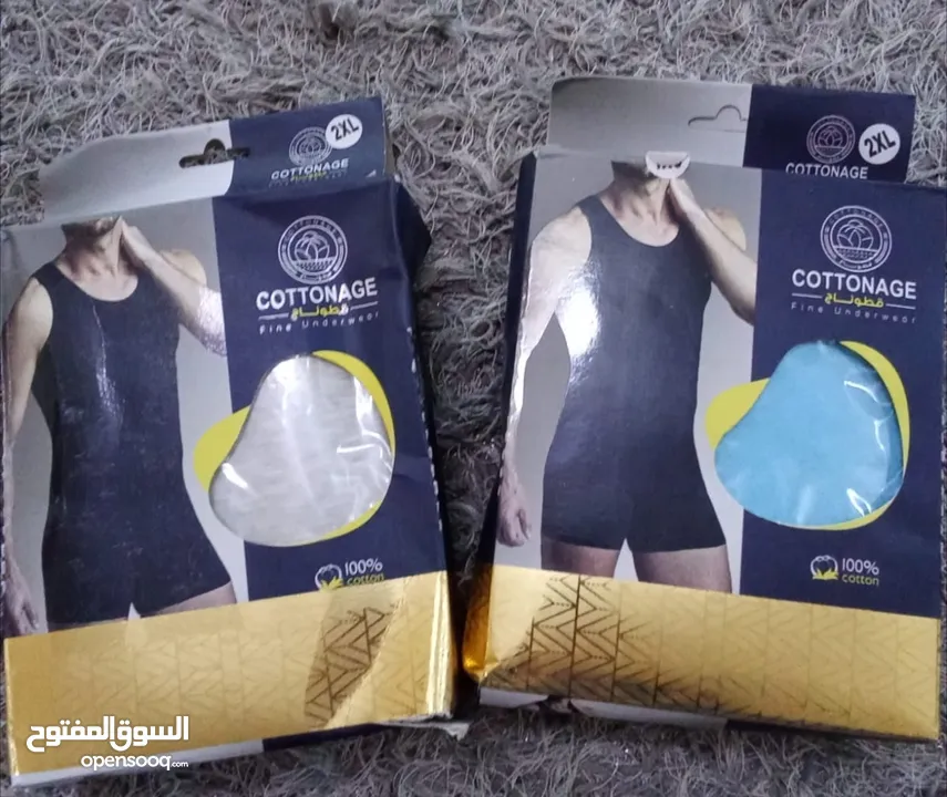 بس ب 10 دنانير 3 طقومه ( بوكسر + شباح ) يعني 6 قطع طقم بس ب 10 دنانير رياضي قطن مصري نخب اول مكفول
