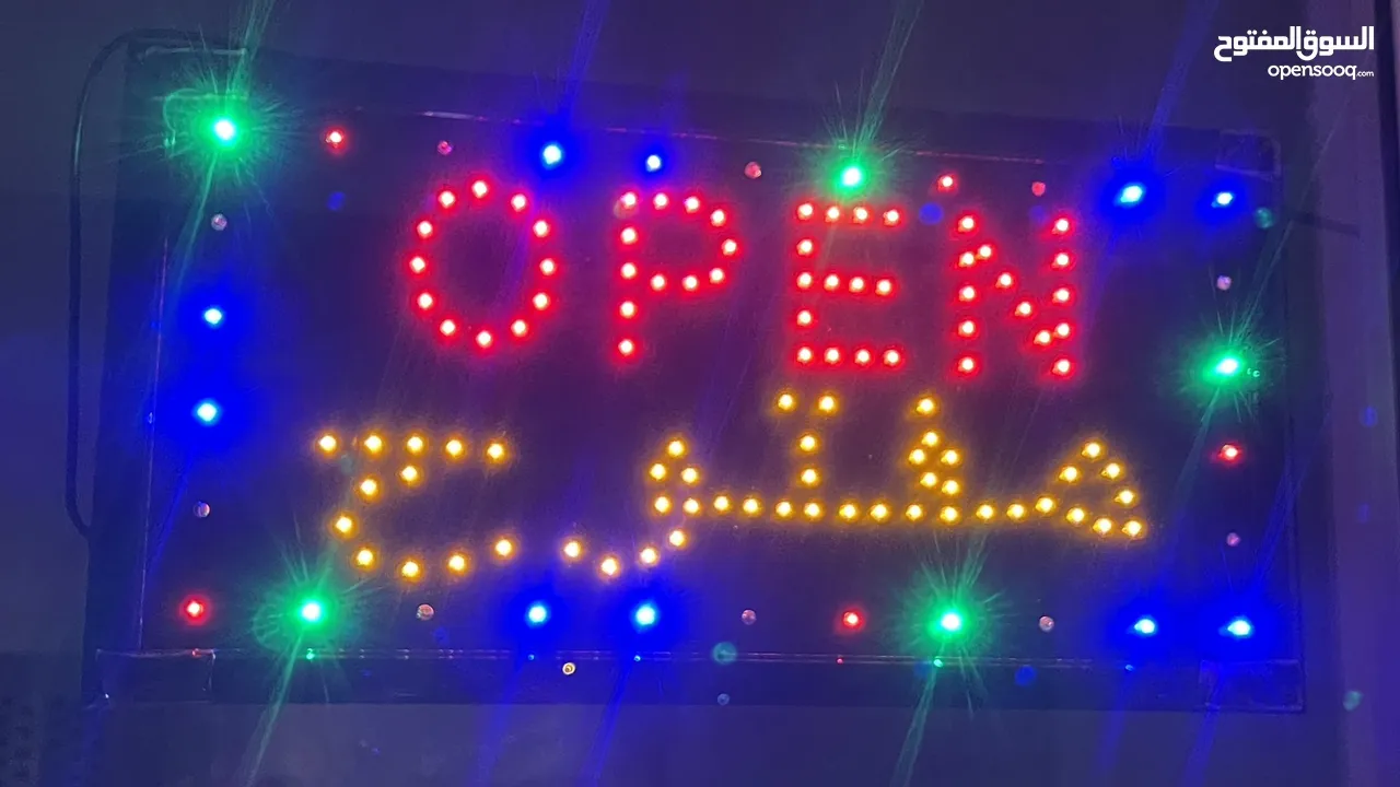 LED OPEN BOARD,بورد مفتوح للمحلات التجارية LED