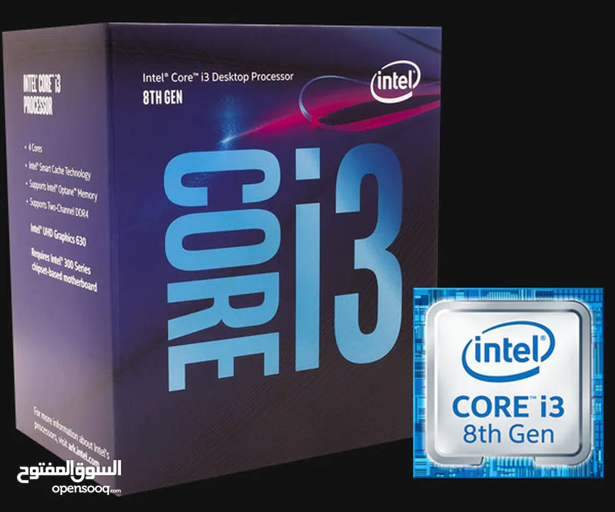 معالج i3 8100 بسعرر حرق
