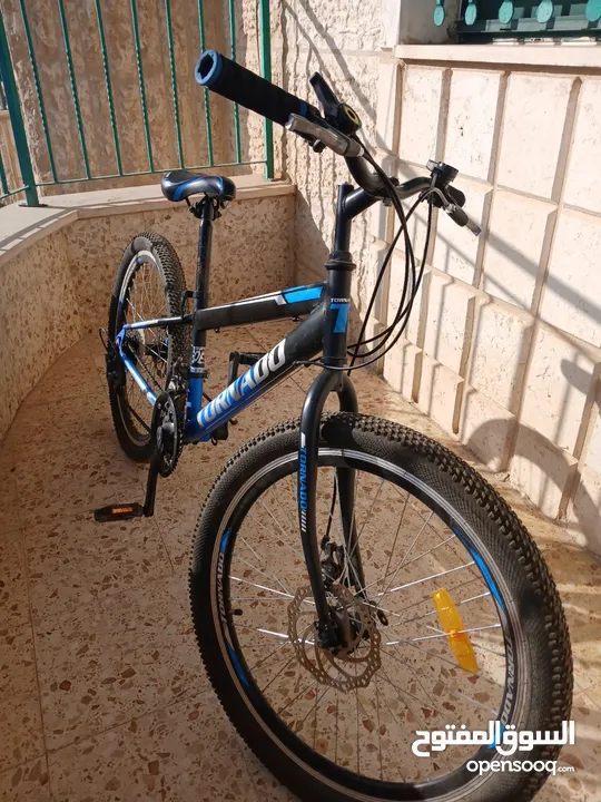 دراجة هوائية مع غيارات سرعة مقاس 24 جديدة ممتازة مستعملة عدة شهور فقط بسعر ممتاز