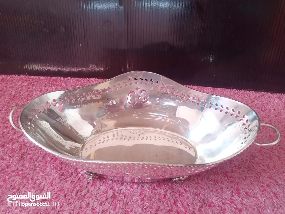 سله فخمه من النحاس والفضه الملكيه الهنديه