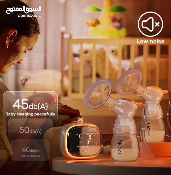 شفاط حليب كهربائي مزدوج بدرجة مستشفى NCVI Double Electric Breast Pump (Hospital-Grade Strength)