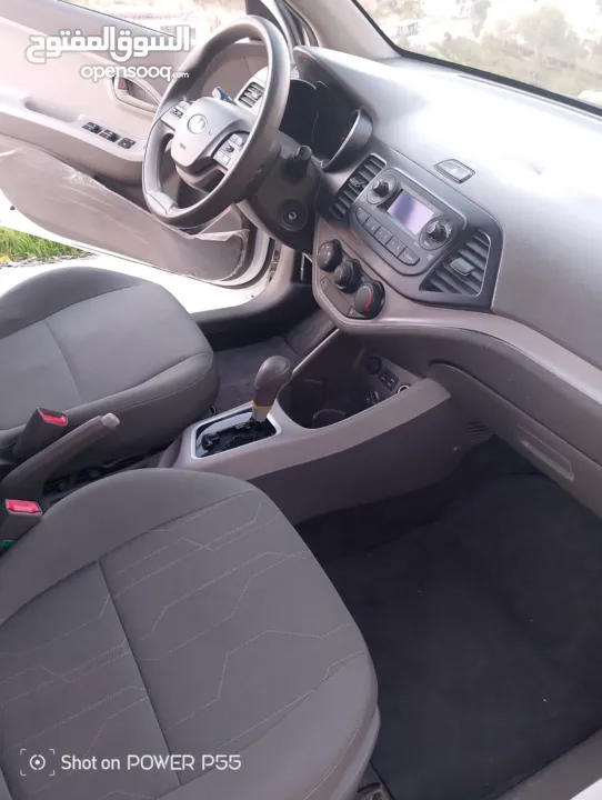 كيا مورننغ 2015 بحاله الوكاله بالنايلون