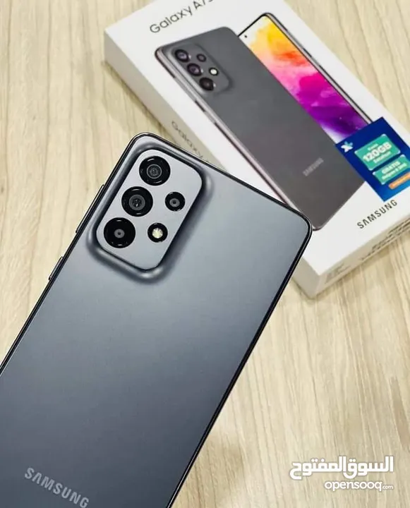 مستعمل اخو الجديد Samsung A73 5G رام 16 جيجا 256 اغراضة والكرتونة الأصلية متوفر توصيل