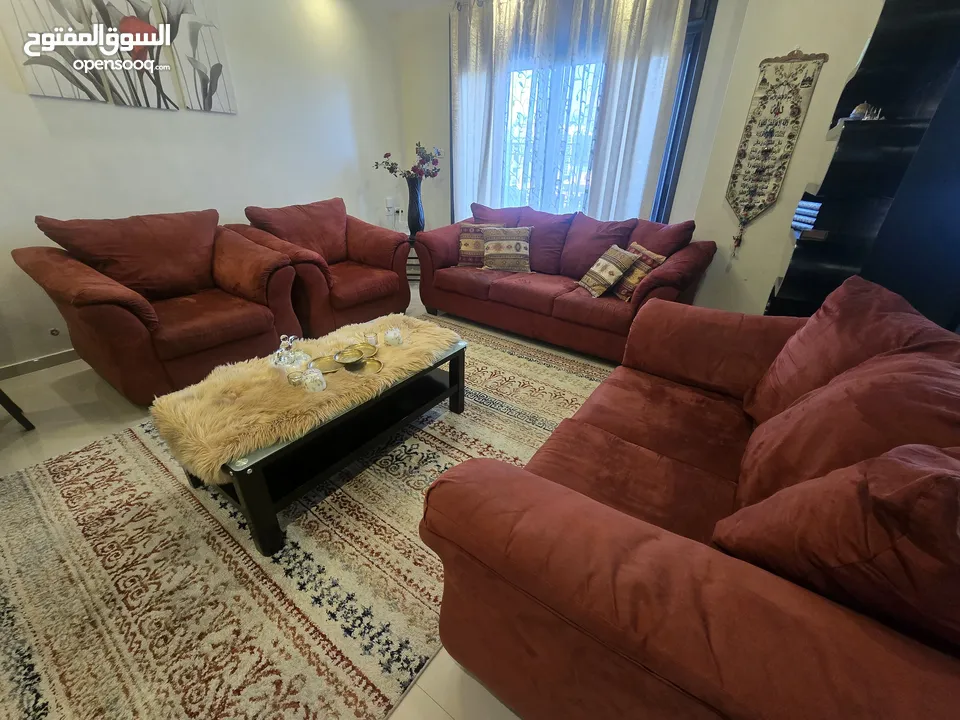 طقم كنبايات امريكي مستعمل للبيع رام الله- عين منجد
