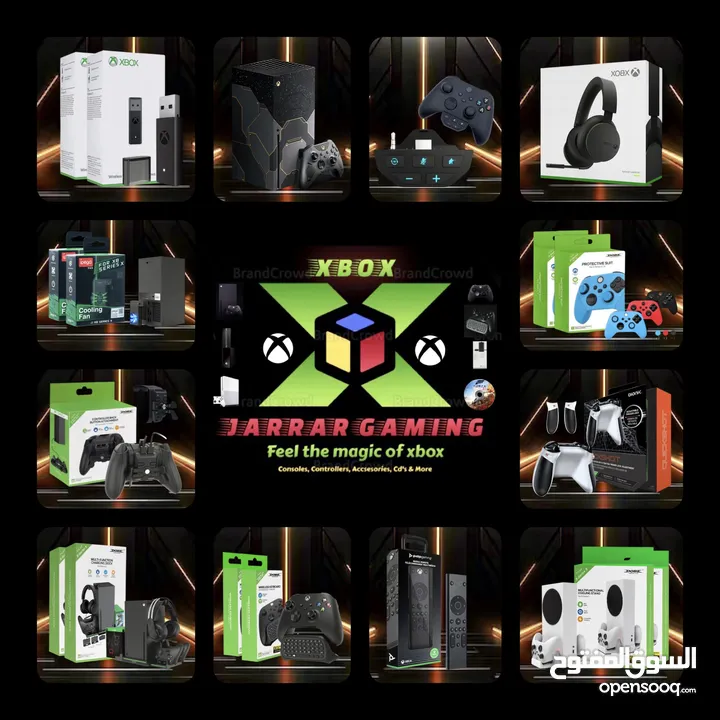 Xbox Game Accessories for series x/s & one x/s إكسسوارات ألعاب خاصة بأجهزة وأيادي الاكس بوكس