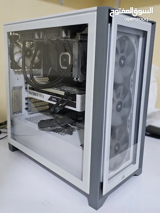 Setup Gaming Pc Rtx 3070 OC (White)  تجميعة كمبيوتر العاب كاملة