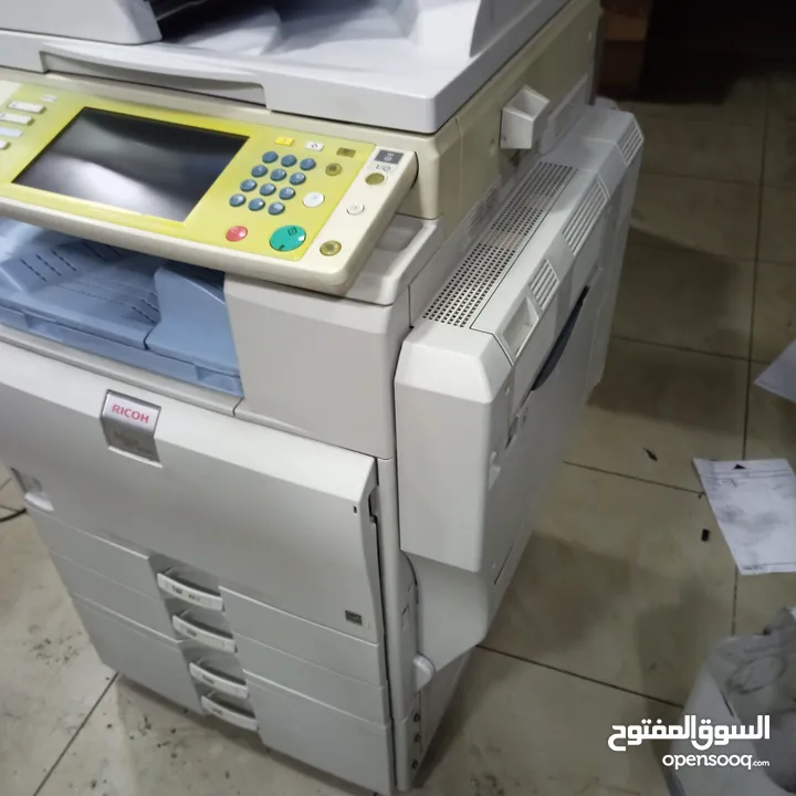 ماكنه تصوير نوع ريكو MP5اسودمميزه سريعه 50 صوره بالدقيقة جميع المواصفات فيدر دوبلكس موفره االاقتصادي
