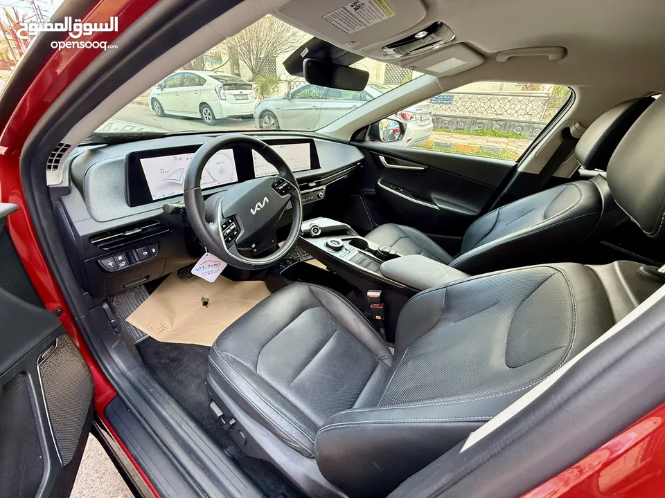 كيا EV 6 2022 فل وجمرك جديد ماشيه 30 الف بسعر مغري كاش واقساط بدفعه 3000 دينار