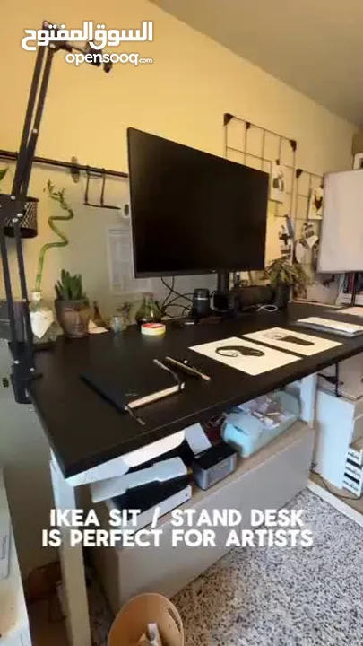 ميز كيمنك كهربائي يصعد وينزل (sit stand desk)