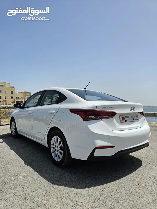 # HYUNDAI ACCENT ( YEAR-2019) WHITE SEDAN CALL ME 35 66 74 74