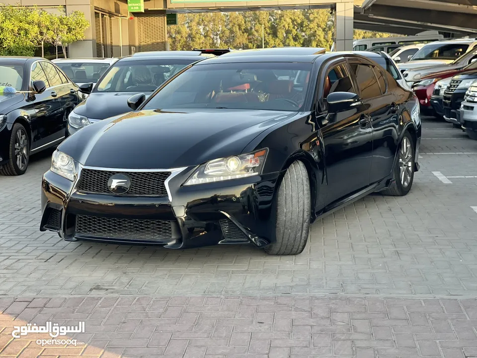 لكزس جي اس GS350 واراد امركي اوراق جمارك أف سبورت فول مواصفات