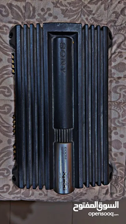 Sony Bazooka 1100+ Sony Amplifier 600 w