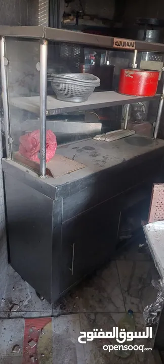 عدة مطعم مشاوي للبيع بسعر مغري جداا قابل للتفاوض بسطات ستانلس ستيل طبي تفصيل