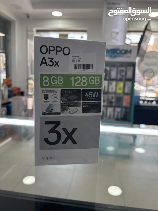 Oppo A3x 128gb 8ram