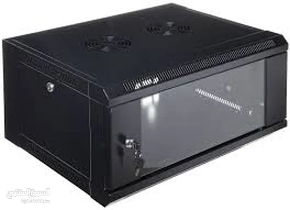 كبينة سيرفر انترنت باحجام متنوعة  وأفضل الاسعار Network Cabinet  من 4u to 42 u