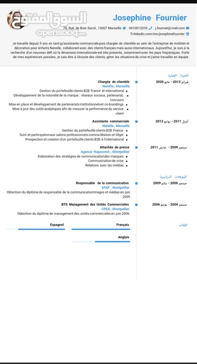 تصميم cv وسير ذاتية باحترافية كبيرة