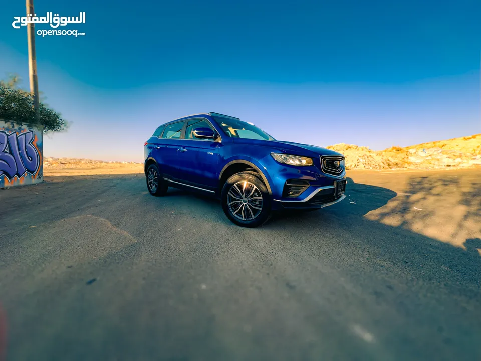 جيلي ازكارا أعلى صنف موديل 2022  فحص كامل كفالة الوكالة بدفعة2500
