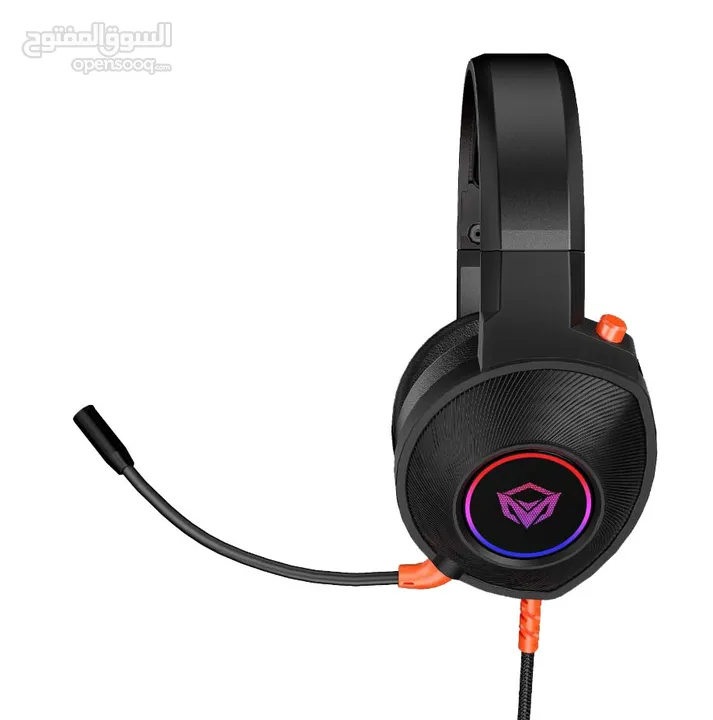 Meetion HP012 RGB 7.1 Virtual Surround Sound Gaming Headset USB سماعات جينمغ العاب