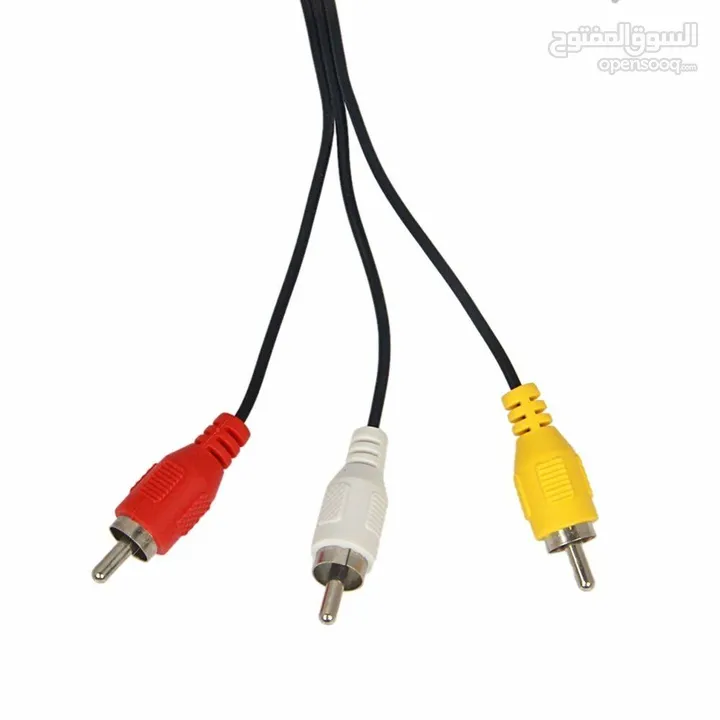 AUX Male - 3 RCA Male Cable