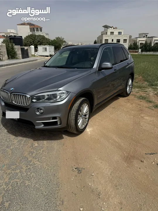 BMW X5 Model 2016 Plug-in 23750 دينار فحص كامل، كاملة الاضافات.