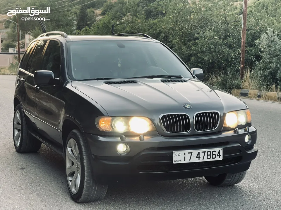 BMW X5. 2002   . X5  بي ام دبليو     2002  لون فيراني