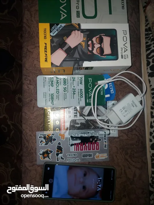 تكنو بوفا 6 برو ما شاء الله ع الجهاز جديد استعمال قليل  البيع او بدل