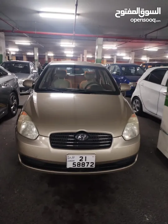 هيونداي اكسنت 2009 ماتور 1600 cc اصلي 4 جيد ممشى قليل بحاله الوكاله