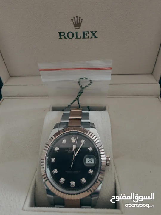 Rolex Oyster Datejust Chocolate Diamonds Dial, Rose Gold 41mm