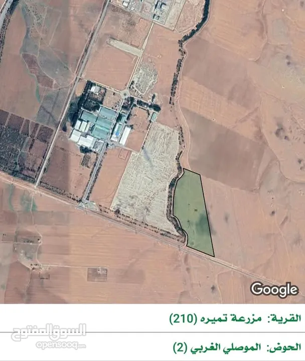 قطعة أرض للبيع بجانب حدود جامعة العلوم والتكنولوجيا الأردنية بالقرب من إشارة سايبر سيتي شارع البترول