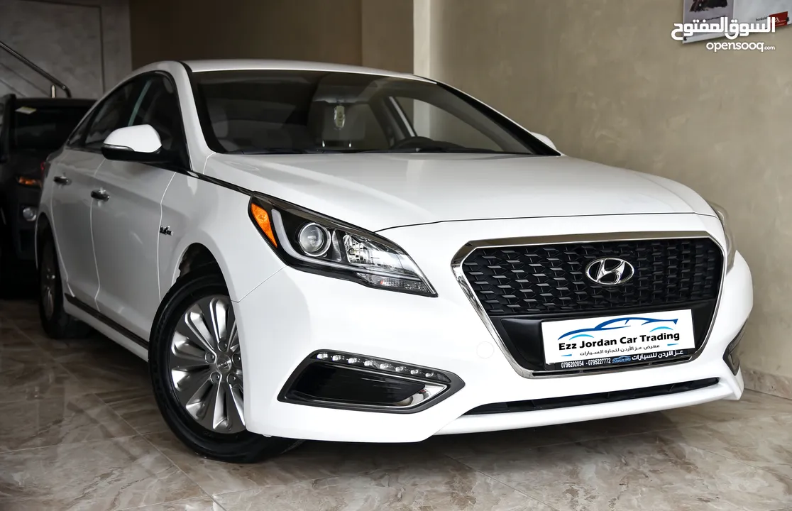 Hyundai Sonata Hybrid 2017 هيونداي سوناتا بحالة الوكالة