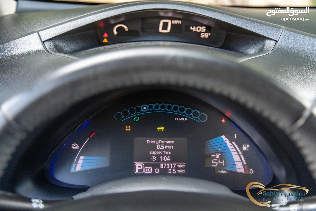 Nissan leaf 2013    السيارة بحالة ممتازة جدا و قطعت مسافة 87,000 ميل   فحص كامل  كلين تايتل