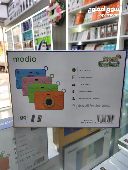تابلت Modio  جديد 7 انش 128g 4ram مكفول سنة متوفر توصيل