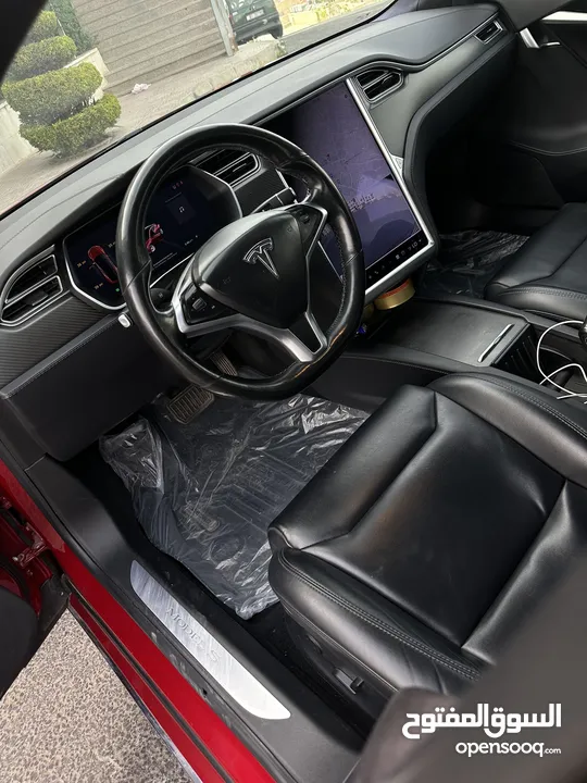 تيسلا مودل S 2017 بحالة الوكاله بسعر مميز