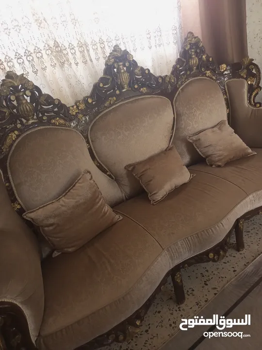 طقم كنب سبع مقاعد للبيع طقم كنب